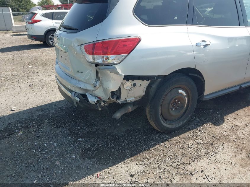 2016 Nissan Pathfinder Platinum/S/Sl/Sv VIN: 5N1AR2MMXGC618143 Lot: 43331185