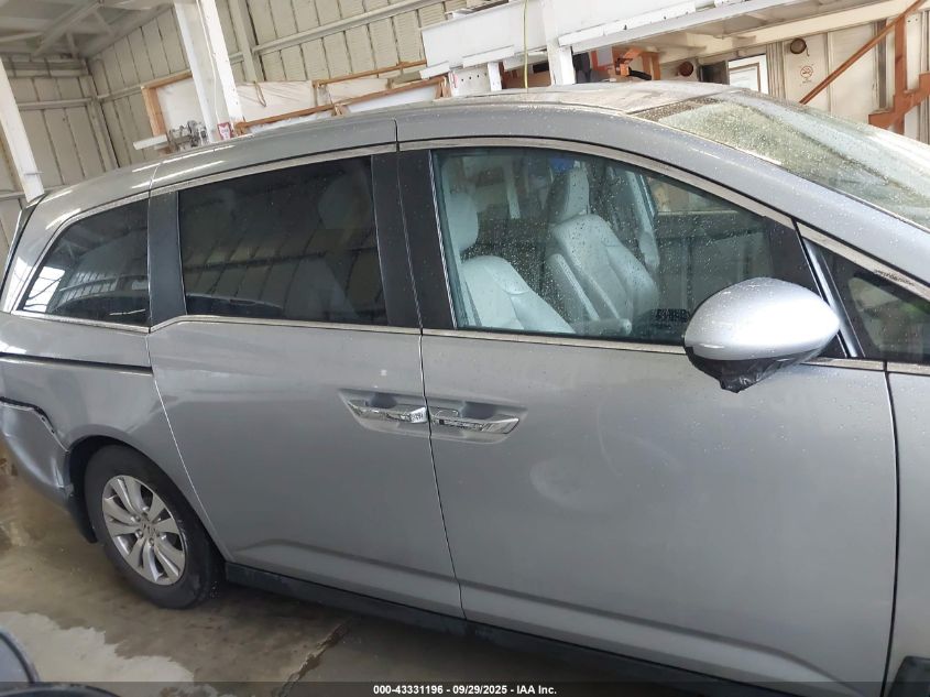 2016 Honda Odyssey Ex-L VIN: 5FNRL5H66GB137945 Lot: 43331196
