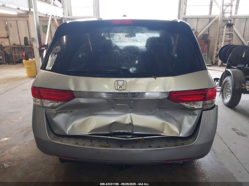 2016 Honda Odyssey Ex-L VIN: 5FNRL5H66GB137945 Lot: 43331196