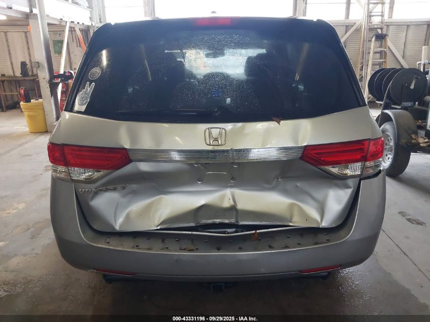 2016 Honda Odyssey Ex-L VIN: 5FNRL5H66GB137945 Lot: 43331196