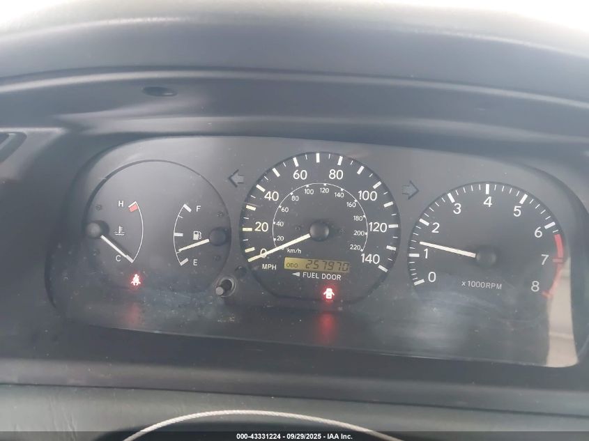 1999 Toyota Camry Xle V6 VIN: 4T1BF28K5XU086316 Lot: 43331224