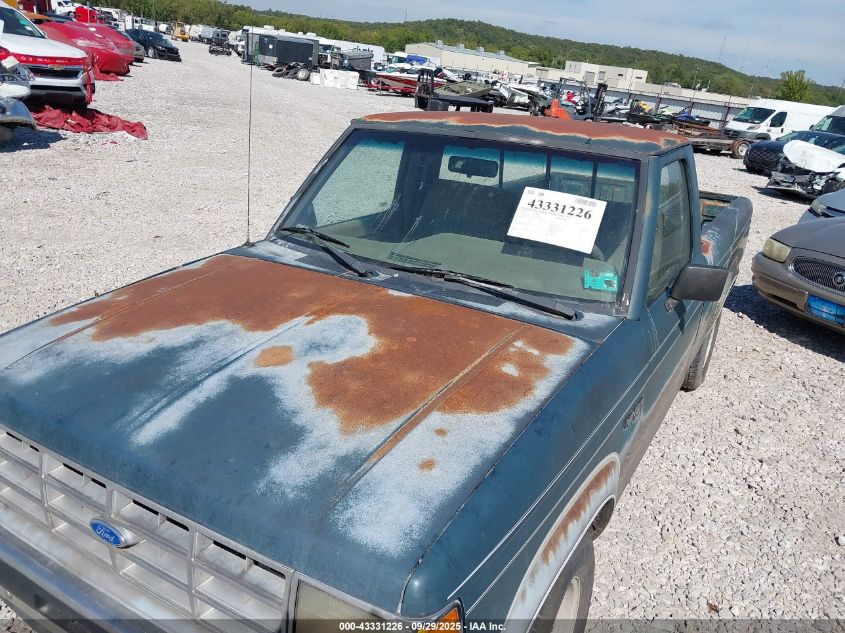 1989 Ford Ranger VIN: 1FTCR10T9KUA59496 Lot: 43331226