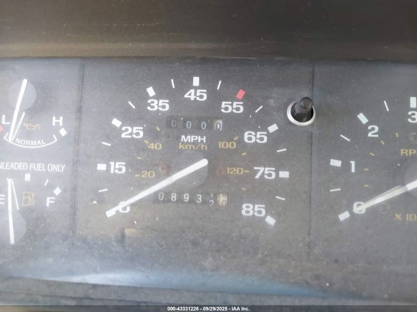 1989 Ford Ranger VIN: 1FTCR10T9KUA59496 Lot: 43331226