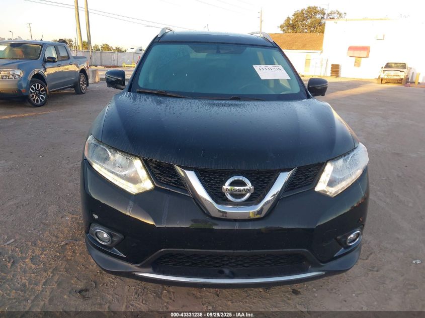 2016 Nissan Rogue Sl VIN: 5N1AT2MT6GC744721 Lot: 43331238