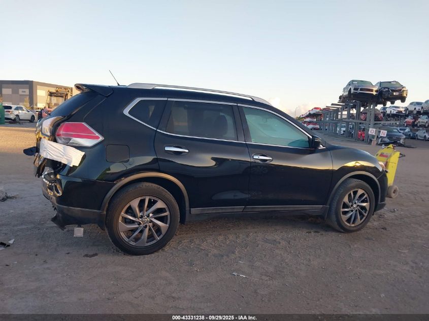 2016 Nissan Rogue Sl VIN: 5N1AT2MT6GC744721 Lot: 43331238