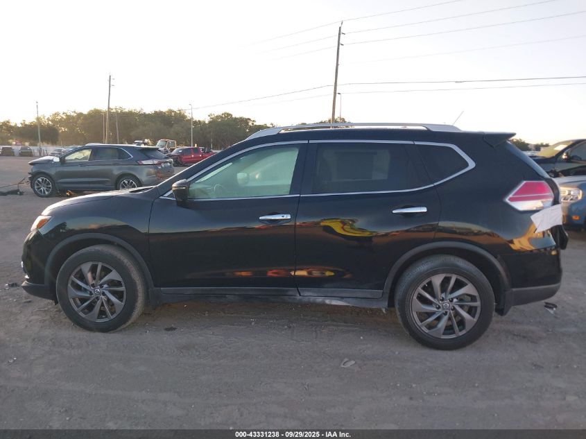 2016 Nissan Rogue Sl VIN: 5N1AT2MT6GC744721 Lot: 43331238