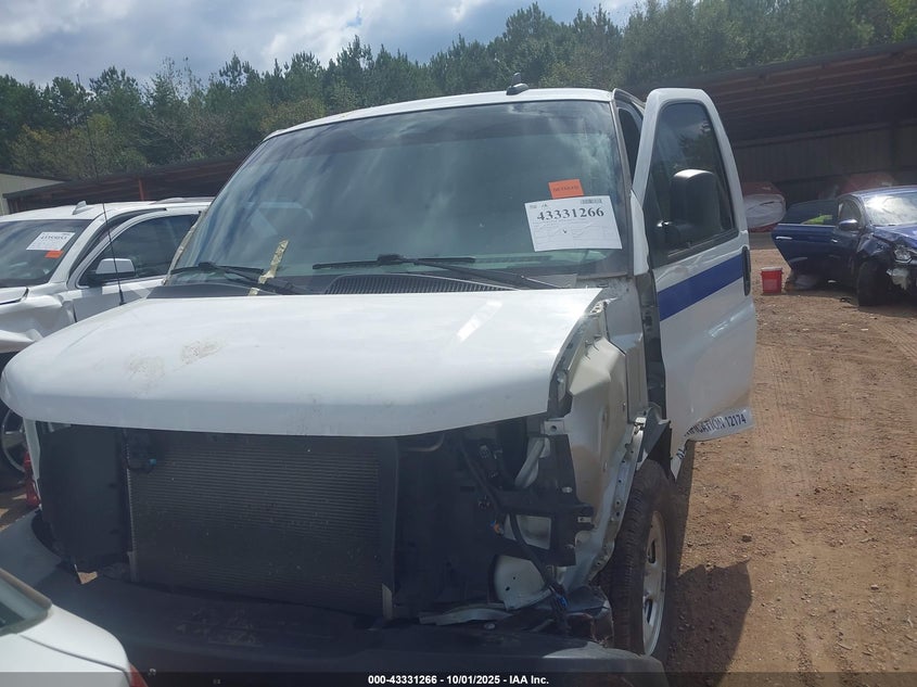 2023 Chevrolet Express Cargo Rwd 2500 Regular Wheelbase Wt VIN: 1GCWGAFP9P1203389 Lot: 43331266