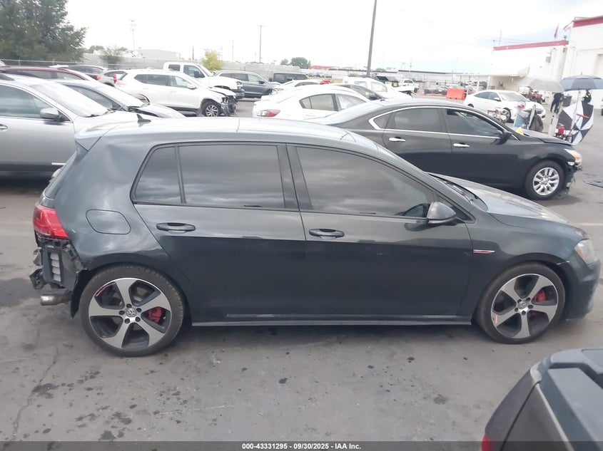 2016 VOLKSWAGEN GOLF GTI AUTOBAHN W/PERFORMANCE PACKAGE 4-DOOR - 3VW547AU7GM018715