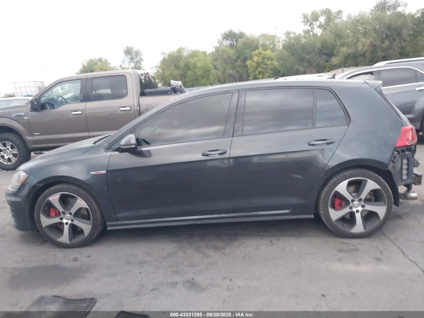 2016 VOLKSWAGEN GOLF GTI AUTOBAHN W/PERFORMANCE PACKAGE 4-DOOR - 3VW547AU7GM018715