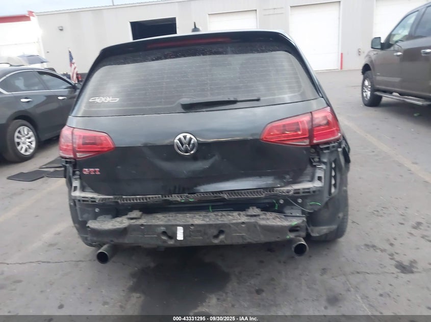 2016 VOLKSWAGEN GOLF GTI AUTOBAHN W/PERFORMANCE PACKAGE 4-DOOR - 3VW547AU7GM018715