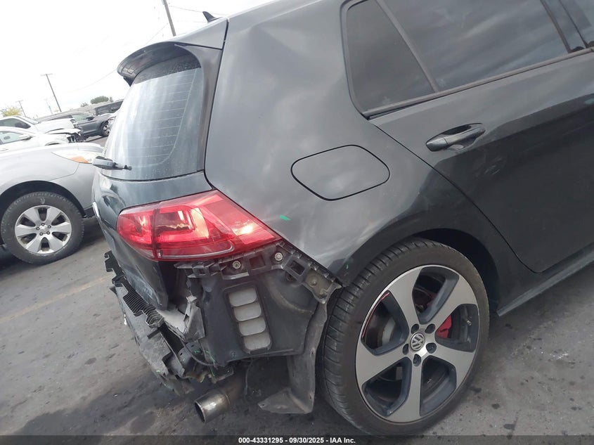 2016 VOLKSWAGEN GOLF GTI AUTOBAHN W/PERFORMANCE PACKAGE 4-DOOR - 3VW547AU7GM018715