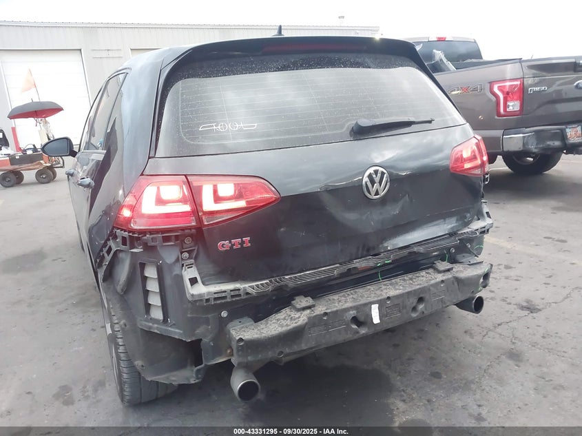 2016 VOLKSWAGEN GOLF GTI AUTOBAHN W/PERFORMANCE PACKAGE 4-DOOR - 3VW547AU7GM018715