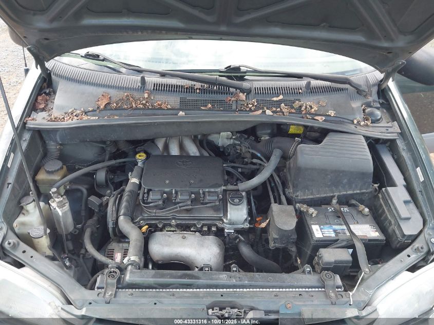 2000 Toyota Sienna Le VIN: 4T3ZF13C6YU205637 Lot: 43331316