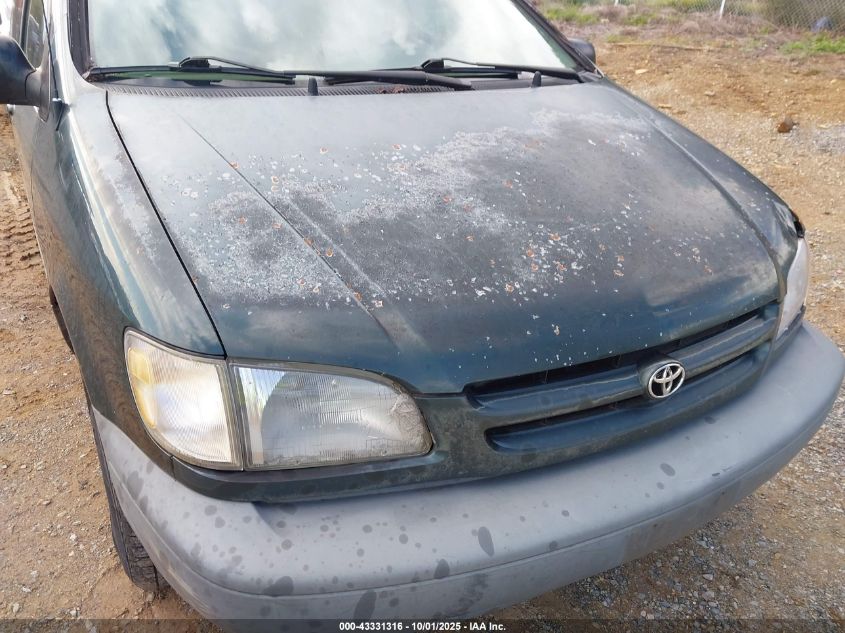 2000 Toyota Sienna Le VIN: 4T3ZF13C6YU205637 Lot: 43331316