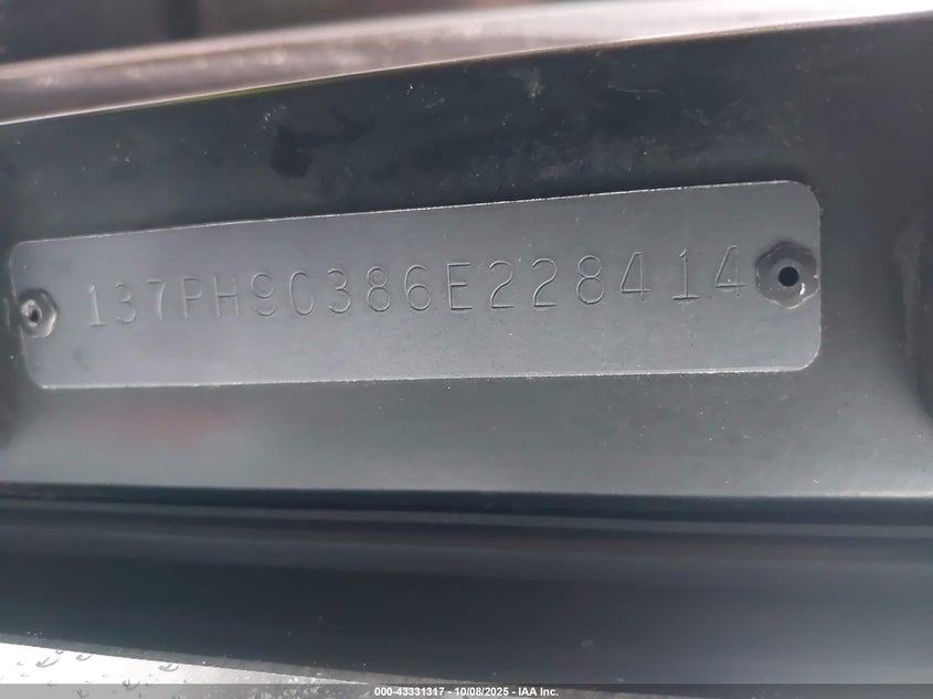 2006 Hummer H1 VIN: 137PH90386E228414 Lot: 43331317