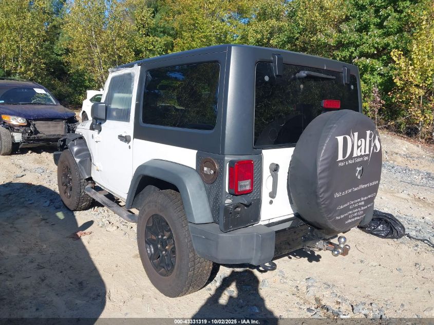 2015 Jeep Wrangler Willys Wheeler VIN: 1C4AJWAG0FL535000 Lot: 43331319