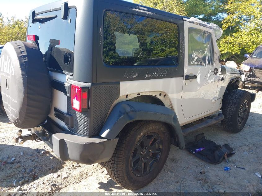 2015 Jeep Wrangler Willys Wheeler VIN: 1C4AJWAG0FL535000 Lot: 43331319