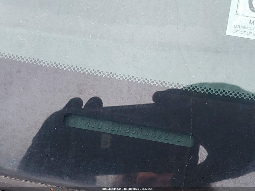 2009 Toyota Tacoma Prerunner V6 VIN: 3TMJU62N89M083272 Lot: 43331341