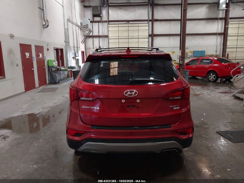 2018 Hyundai Santa Fe Sport 2.4L VIN: 5XYZUDLBXJG504664 Lot: 43331363