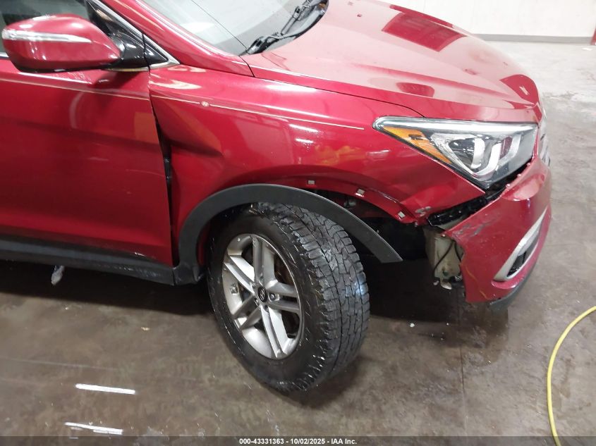 2018 Hyundai Santa Fe Sport 2.4L VIN: 5XYZUDLBXJG504664 Lot: 43331363