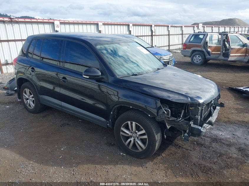 2013 VOLKSWAGEN TIGUAN S - WVGBV3AX2DW576971