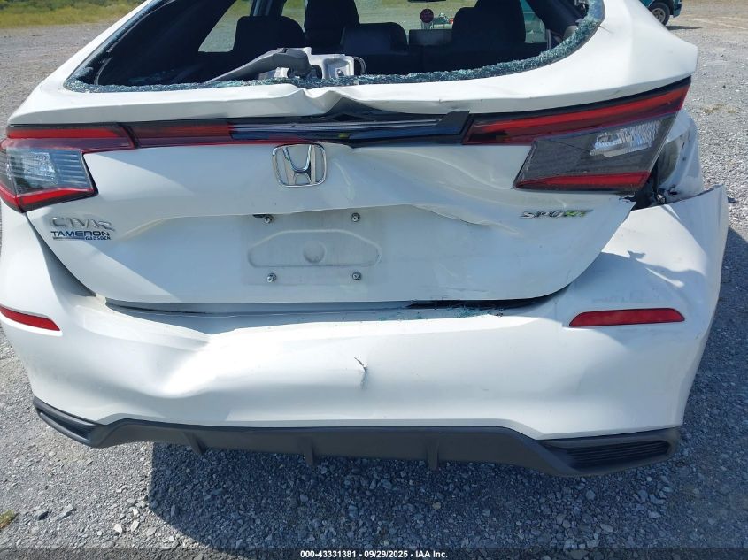 2023 Honda Civic Sport VIN: 19XFL2H84PE005422 Lot: 43331381