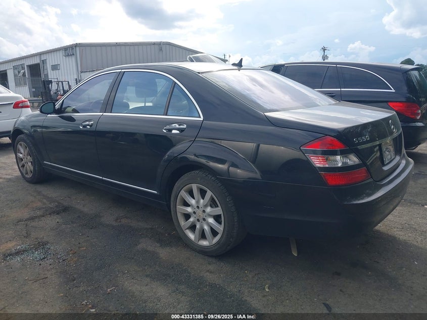 2008 Mercedes-Benz S 550 black sedan gasoline WDDNG71X48A165244 photo #4