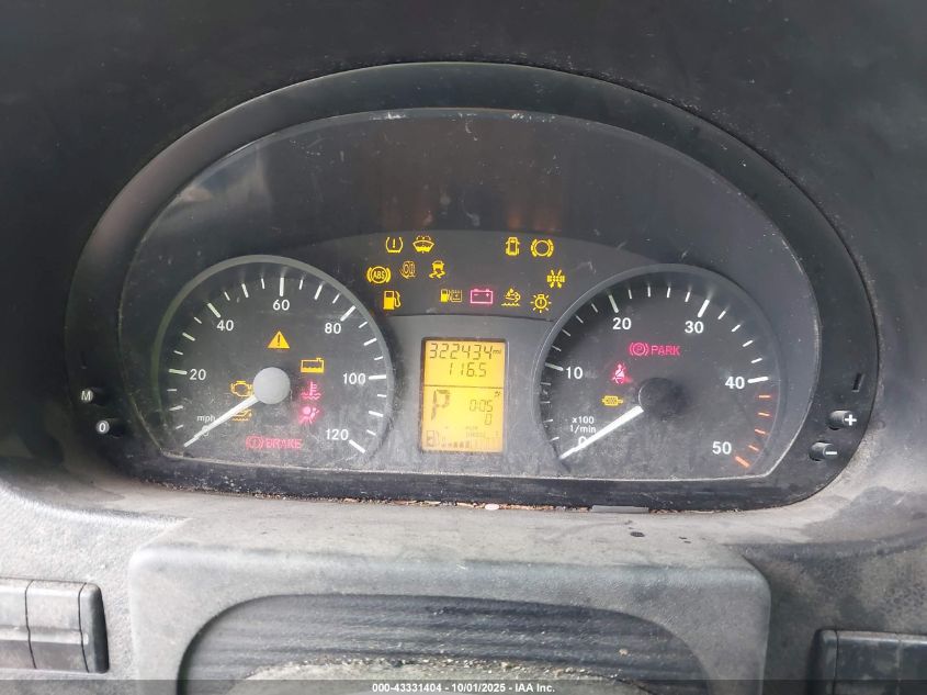 2011 Mercedes-Benz Sprinter 2500 High Roof VIN: WD3PE8CB6B5585582 Lot: 43331404