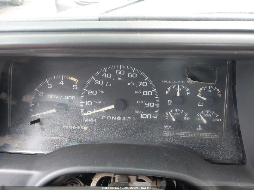 1995 GMC Sierra K2500 VIN: 1GTGK24K9SE522535 Lot: 43331427