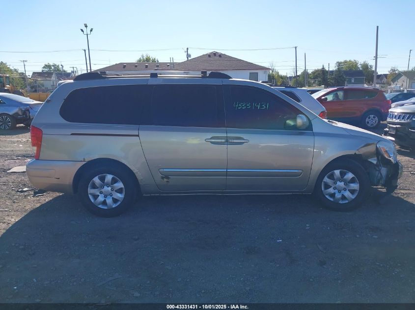 2008 Hyundai Entourage Gls/Limited VIN: KNDMC233186046598 Lot: 43331431