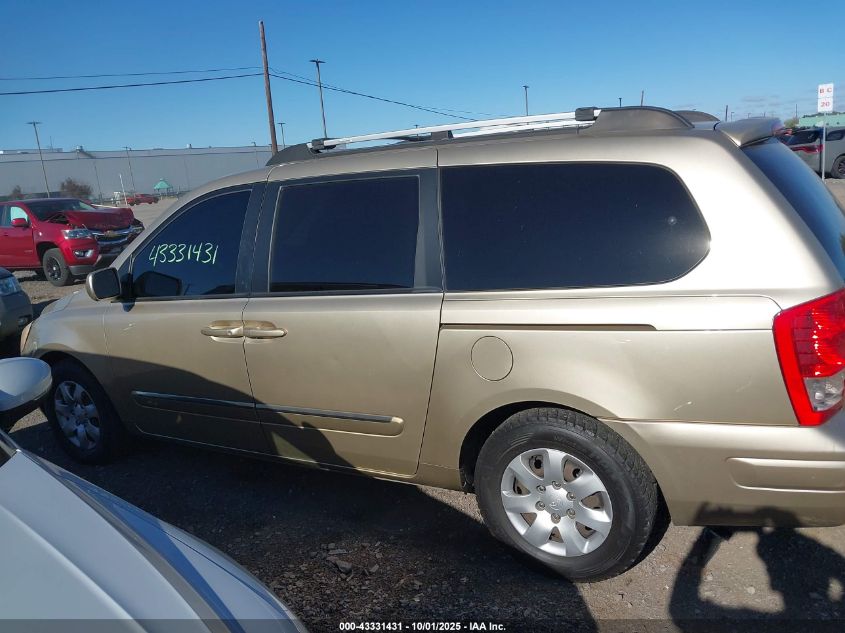 2008 Hyundai Entourage Gls/Limited VIN: KNDMC233186046598 Lot: 43331431