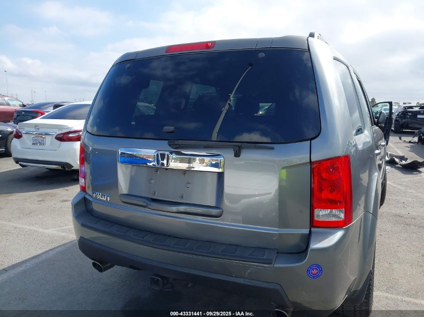 2009 Honda Pilot Ex-L VIN: 5FNYF38639B009883 Lot: 43331441