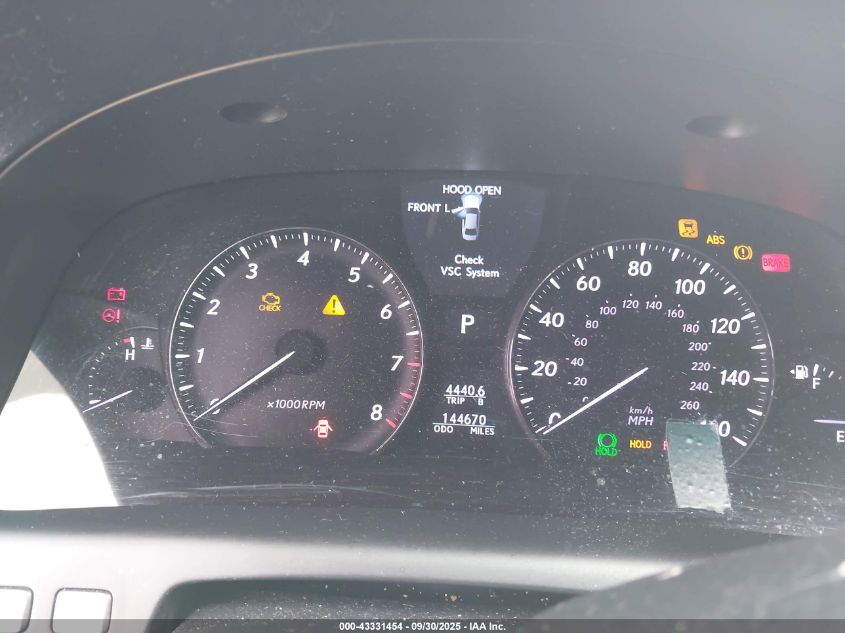 2008 Lexus Ls 460 VIN: JTHBL46F785068439 Lot: 43331454