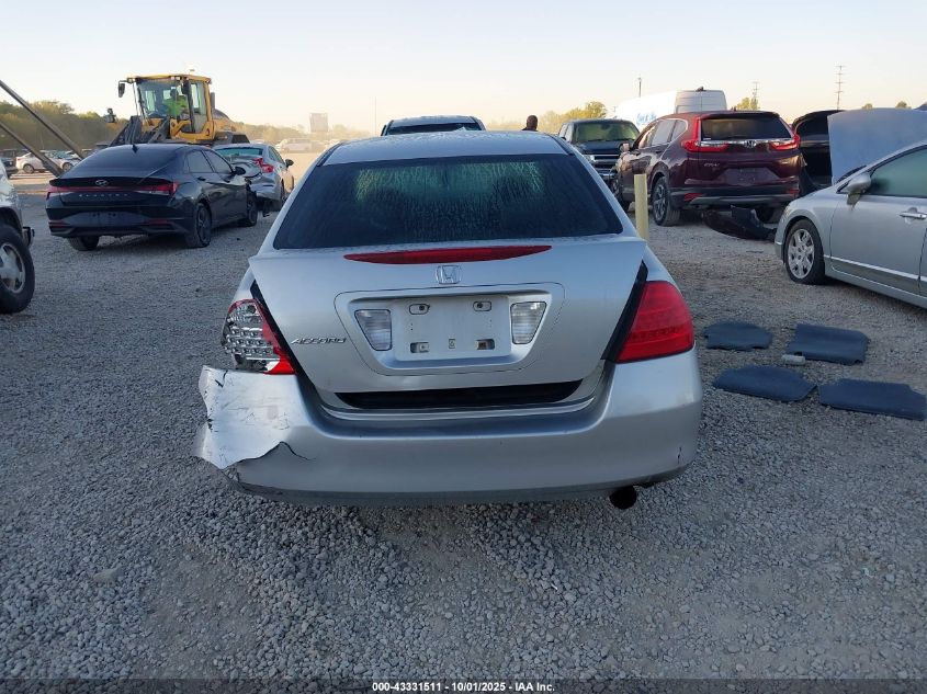 2007 Honda Accord 2.4 Ex VIN: 1HGCM56777A104462 Lot: 43331511
