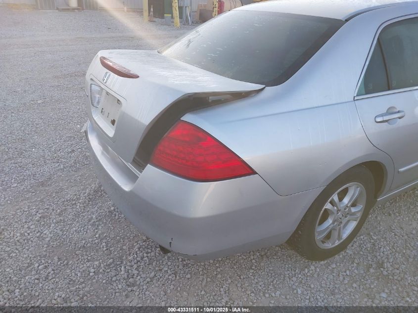 2007 Honda Accord 2.4 Ex VIN: 1HGCM56777A104462 Lot: 43331511