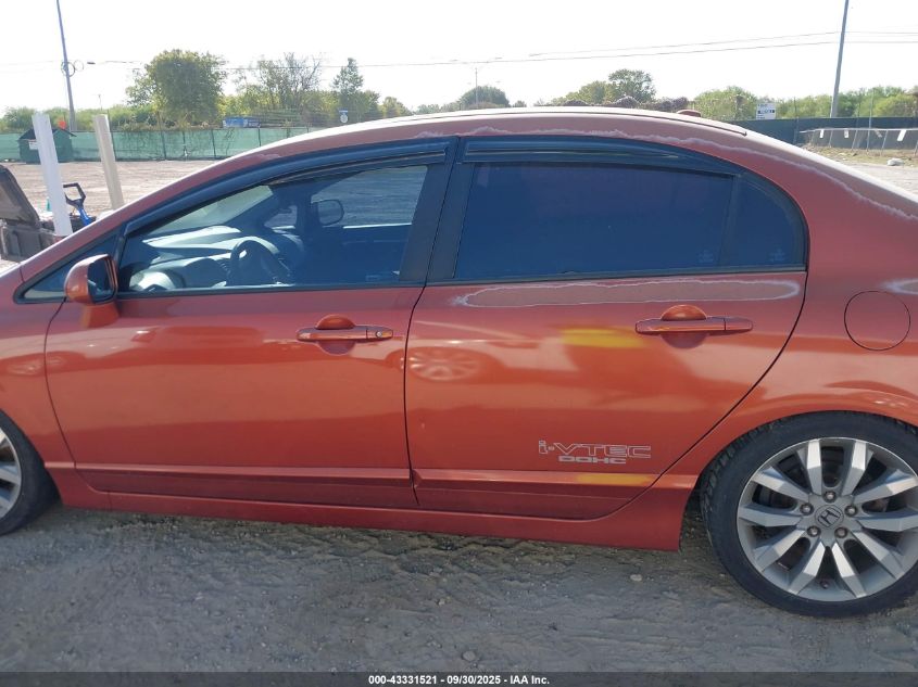 2009 Honda Civic Si VIN: 2HGFA55559H708554 Lot: 43331521