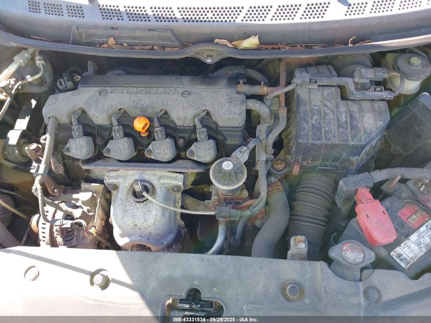 2008 Honda Civic Lx VIN: 2HGFG12628H508332 Lot: 43331534