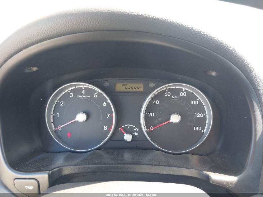 2011 Hyundai Accent Gs VIN: KMHCM3AC7BU187367 Lot: 43331547