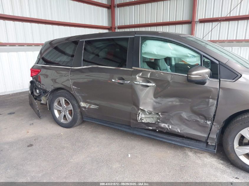 2019 Honda Odyssey Ex-L VIN: 5FNRL6H73KB110631 Lot: 43331572