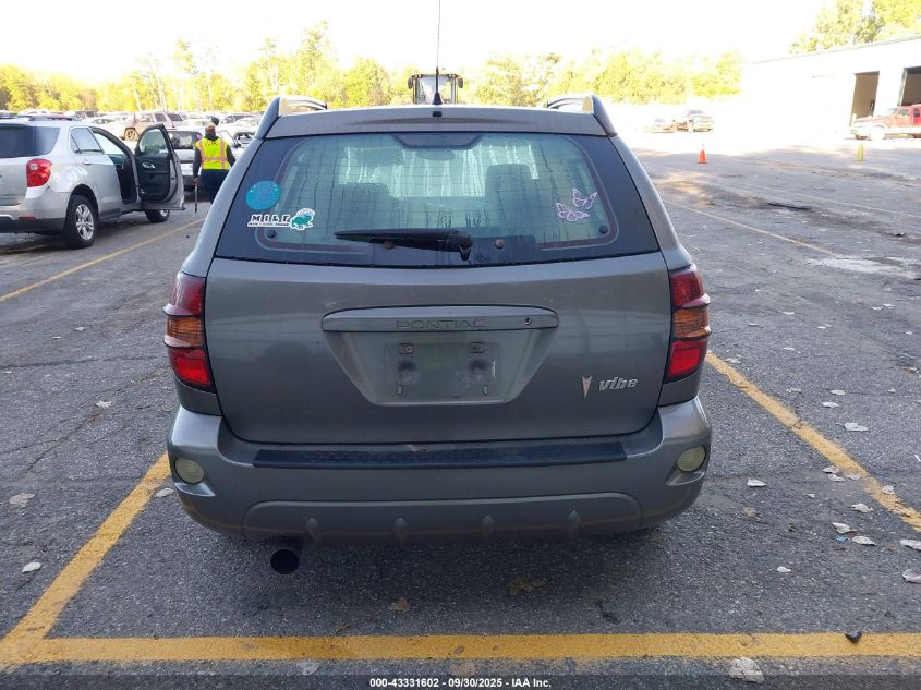 2005 Pontiac Vibe VIN: 5Y2SL63865Z433815 Lot: 43331602