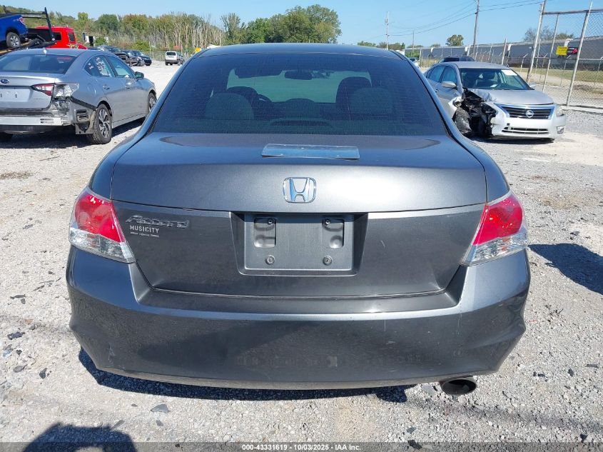 2009 Honda Accord 2.4 Lx-P VIN: 1HGCP264X9A186234 Lot: 43331619