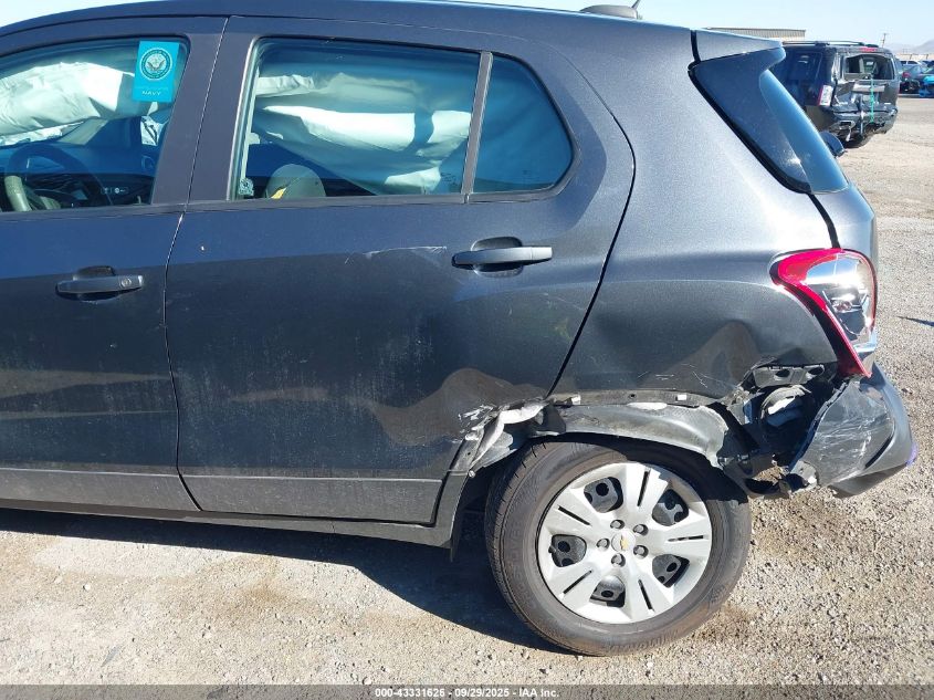 2016 Chevrolet Trax 1Ls VIN: 3GNCJKSB2GL255631 Lot: 43331626