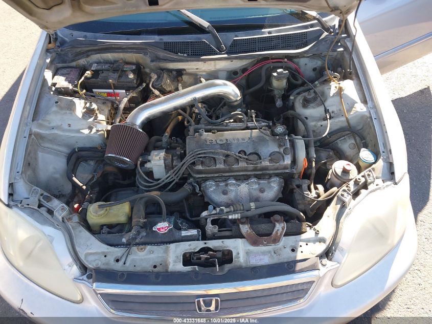 1999 Honda Civic Value Package VIN: 2HGEJ6619XH528021 Lot: 43331648