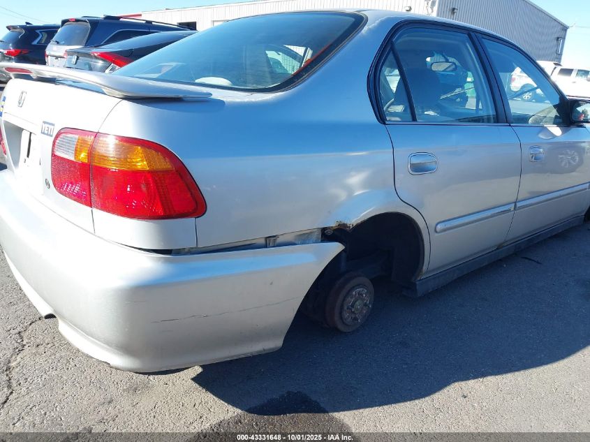 1999 Honda Civic Value Package VIN: 2HGEJ6619XH528021 Lot: 43331648