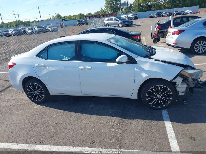 2016 Toyota Corolla S Plus VIN: 5YFBURHE2GP392061 Lot: 43331658