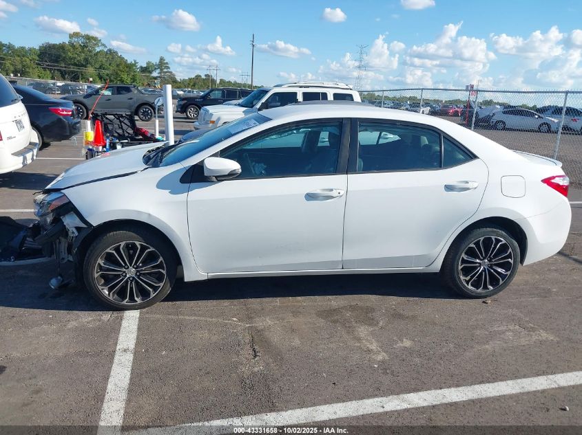 2016 Toyota Corolla S Plus VIN: 5YFBURHE2GP392061 Lot: 43331658