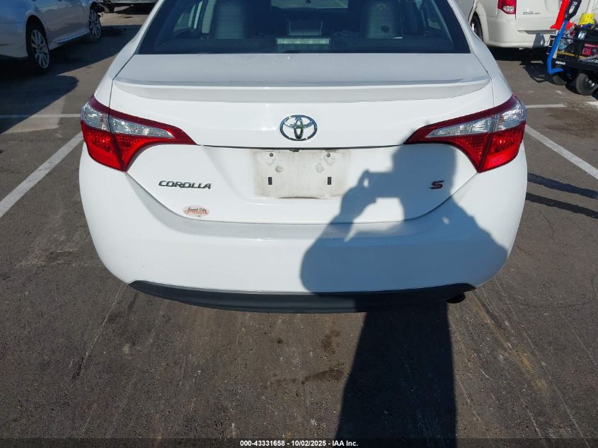 2016 Toyota Corolla S Plus VIN: 5YFBURHE2GP392061 Lot: 43331658