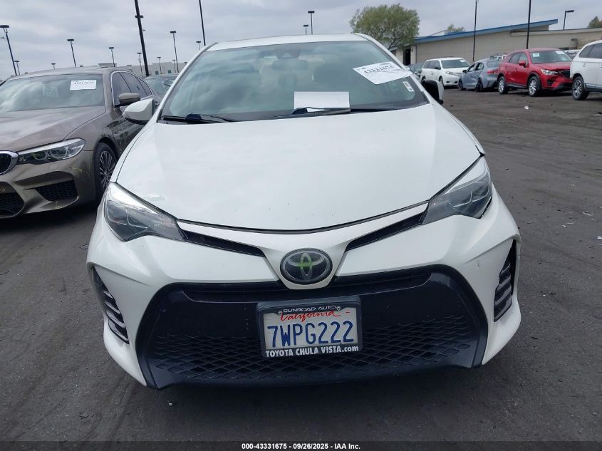 2017 Toyota Corolla Xse VIN: 5YFBURHE6HP610763 Lot: 43331675