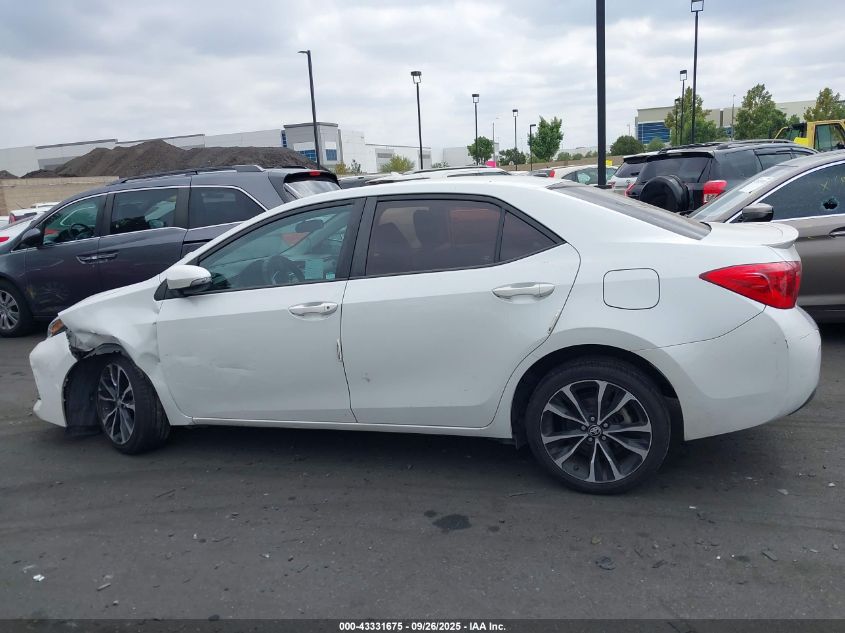 2017 Toyota Corolla Xse VIN: 5YFBURHE6HP610763 Lot: 43331675
