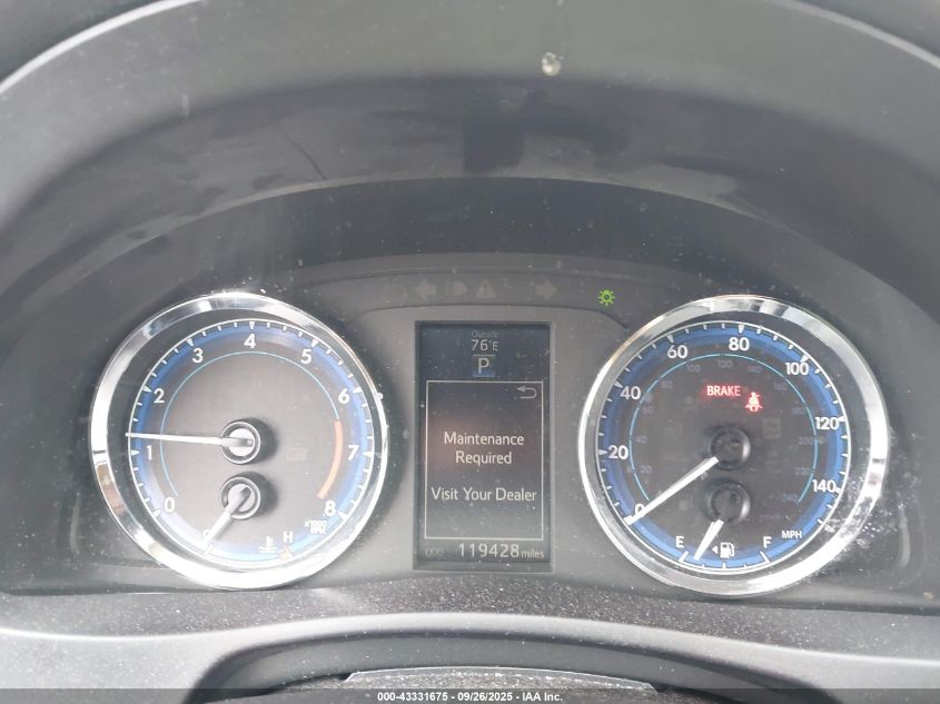 2017 Toyota Corolla Xse VIN: 5YFBURHE6HP610763 Lot: 43331675